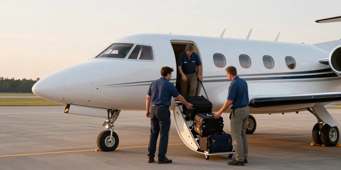 Northern Canada flights with personal service onboard a Piper PA-31 Navajo aircraft at a private terminal.